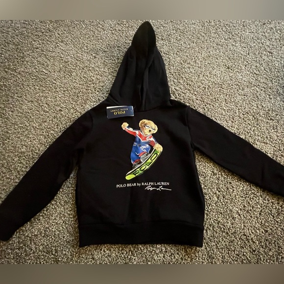 Ralph Lauren —Snowboard Bear Fleece Hoodie
